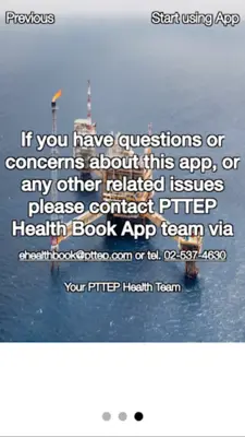 PTTEP Health Book Application android App screenshot 3
