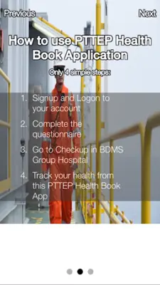 PTTEP Health Book Application android App screenshot 4